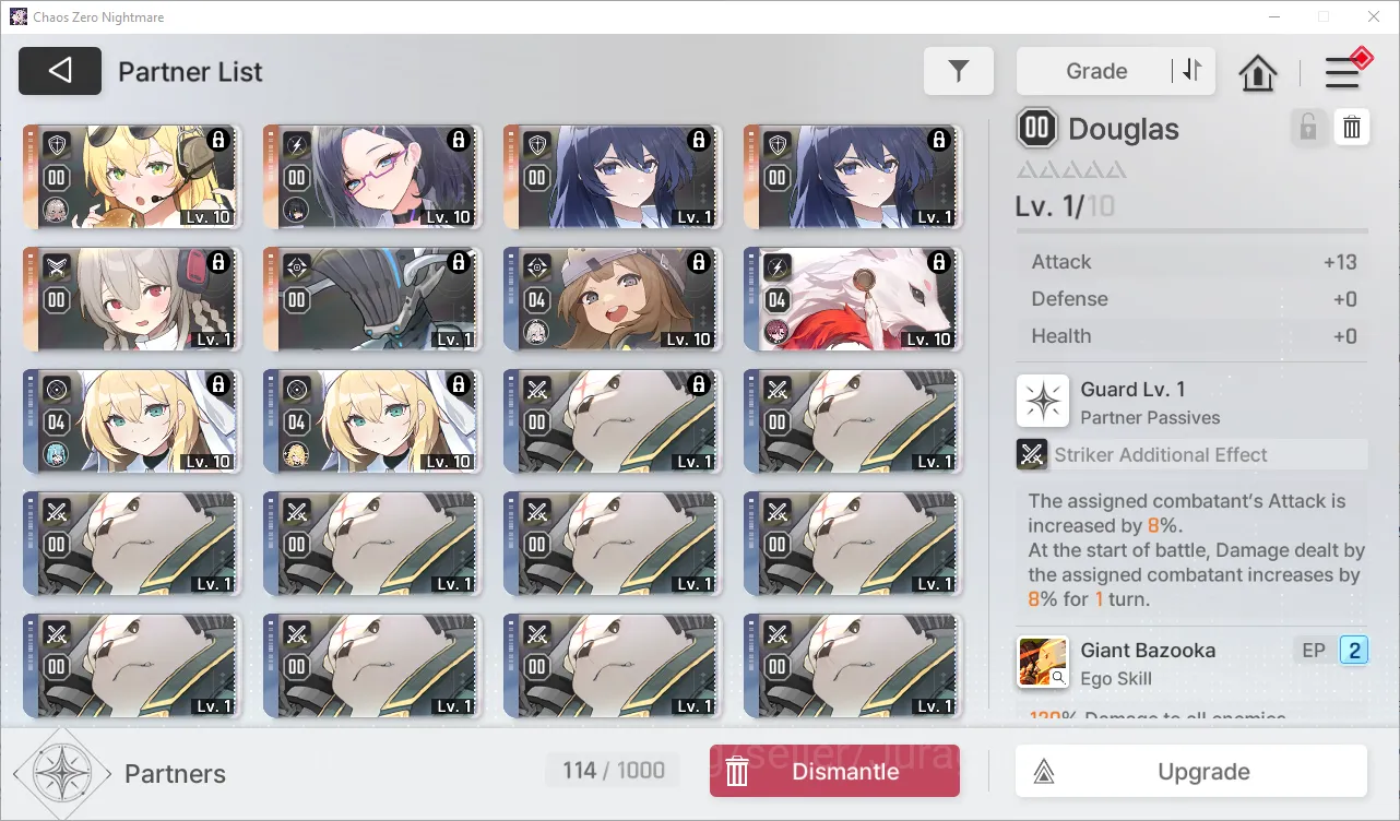 Chaos Zero Nightmare Accounts GLOBAL Lv12| Starter 3 SSR (Kayron,Orlea,Renoa) +  image 2