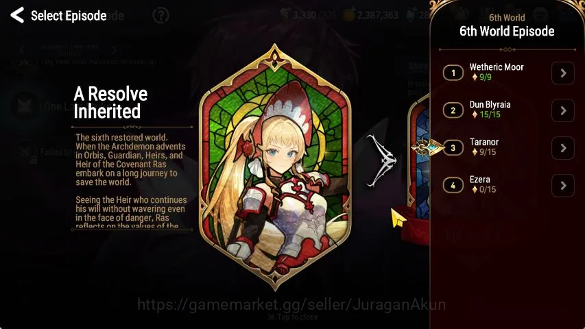 Epic Seven Accounts Starter Global Unverif|Fresh Starter|Low Progress|2 ML(Har setti, Closer Charless)|Bless ON|POH 5