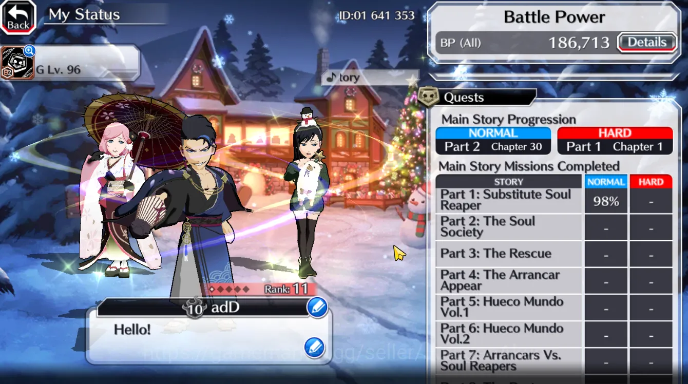 Bleach: Brave Souls Accounts GLOBAL|4 MT(Bruno,Macy,Noel and Osushi,Ninny and O image 3