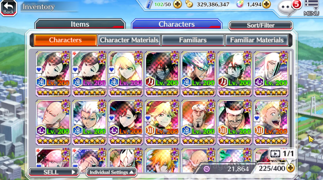 Bleach: Brave Souls Accounts GLOBAL|4 MT(Bruno,Macy,Noel and Osushi,Ninny and O image 5