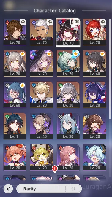 Honkai Star Rail Accounts Mid Game ASIA [TL70] 8Limited (TheHerta+Sign,Archer+Sign,Anaxa,Sparkle,3B,& ETC) |Take Email|CHECK 3