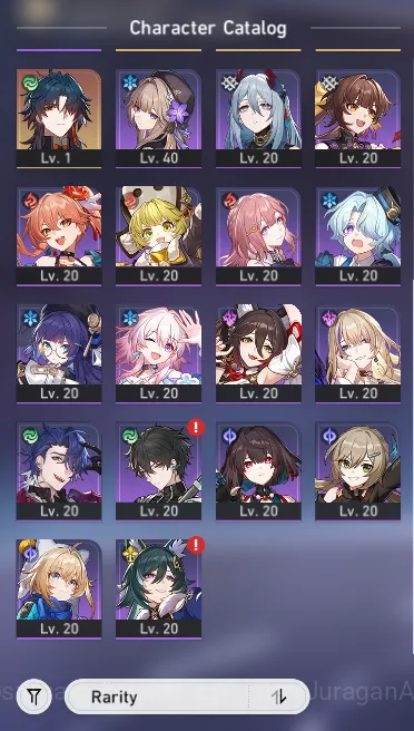 Honkai Star Rail Accounts Mid Game ASIA [TL70] 8Limited (TheHerta+Sign,Archer+Sign,Anaxa,Sparkle,3B,& ETC) |Take Email|CHECK 6