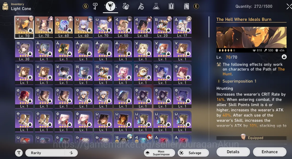 Honkai Star Rail Accounts Mid Game ASIA [TL70] 8Limited (TheHerta+Sign,Archer+Sign,Anaxa,Sparkle,3B,& ETC) |Take Email|CHECK 8