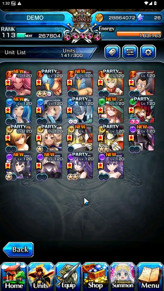 Grand Summoners Accounts Mid-Game Global|Rank 113|19 Ascend[InumutaTW,JayTW,MiyuTW,HazukiTW,ElenoreTW,Liza,SSakura,Etc]+Lpot 3