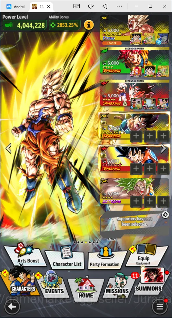 Dragon Ball Legends Accounts Mid-Tier 55M Total Power|LV162| 6 UL+ 37 LL| SS God Gogeta, Full Power Frieza, SS Goku 4