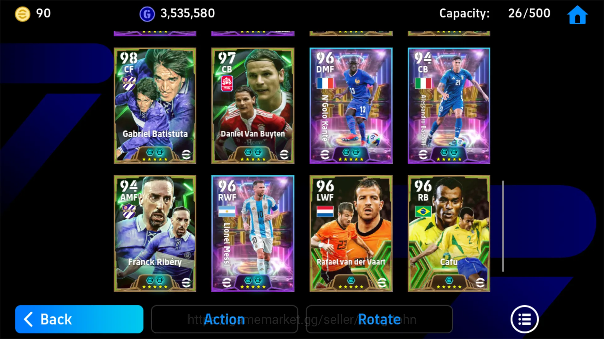eFootball Accounts | power 3154 | Mohamed salah big time | justin hub image 5