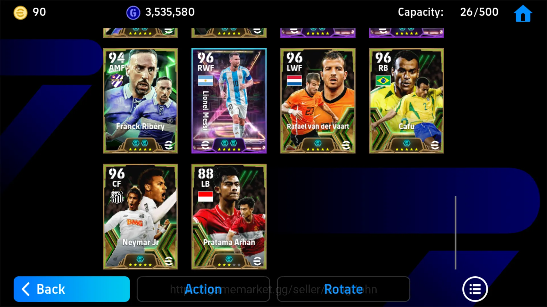 eFootball Accounts | power 3154 | Mohamed salah big time | justin hub image 6