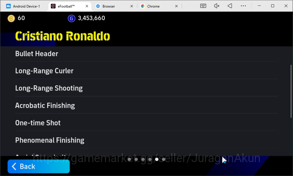 eFootball Accounts Mobile|PES 2026|BigTime Cristiano Ronaldo Bullet H image 2