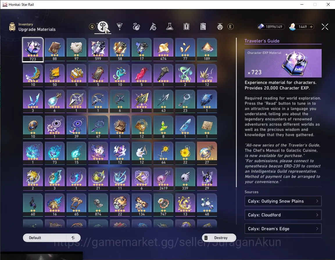 Honkai Star Rail Accounts Mid Game ASIA|TL70|SJ 1449|12 Limited[Saber,Huohuo,B3,Firefly,Fugue,The Herta,Kafka,Dr 4