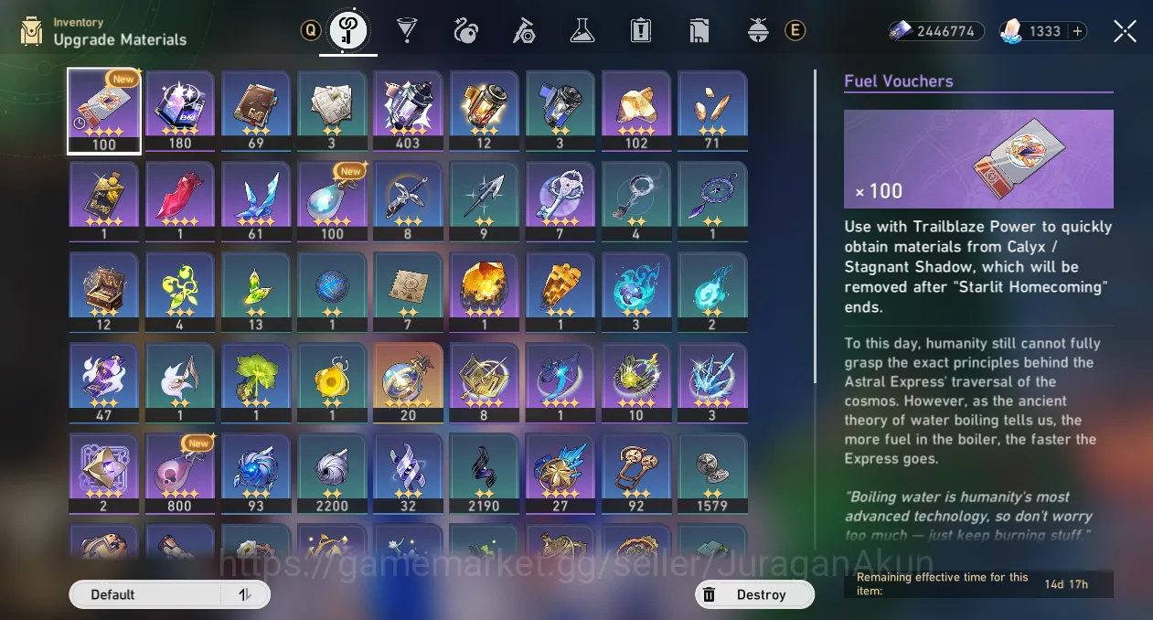 Honkai Star Rail Accounts Mid Game Asia [TL69] 5 Limited (Archeron E1+Sign, The Herta+Sign, Aventurine+Sign, Feixiao, Dr 3