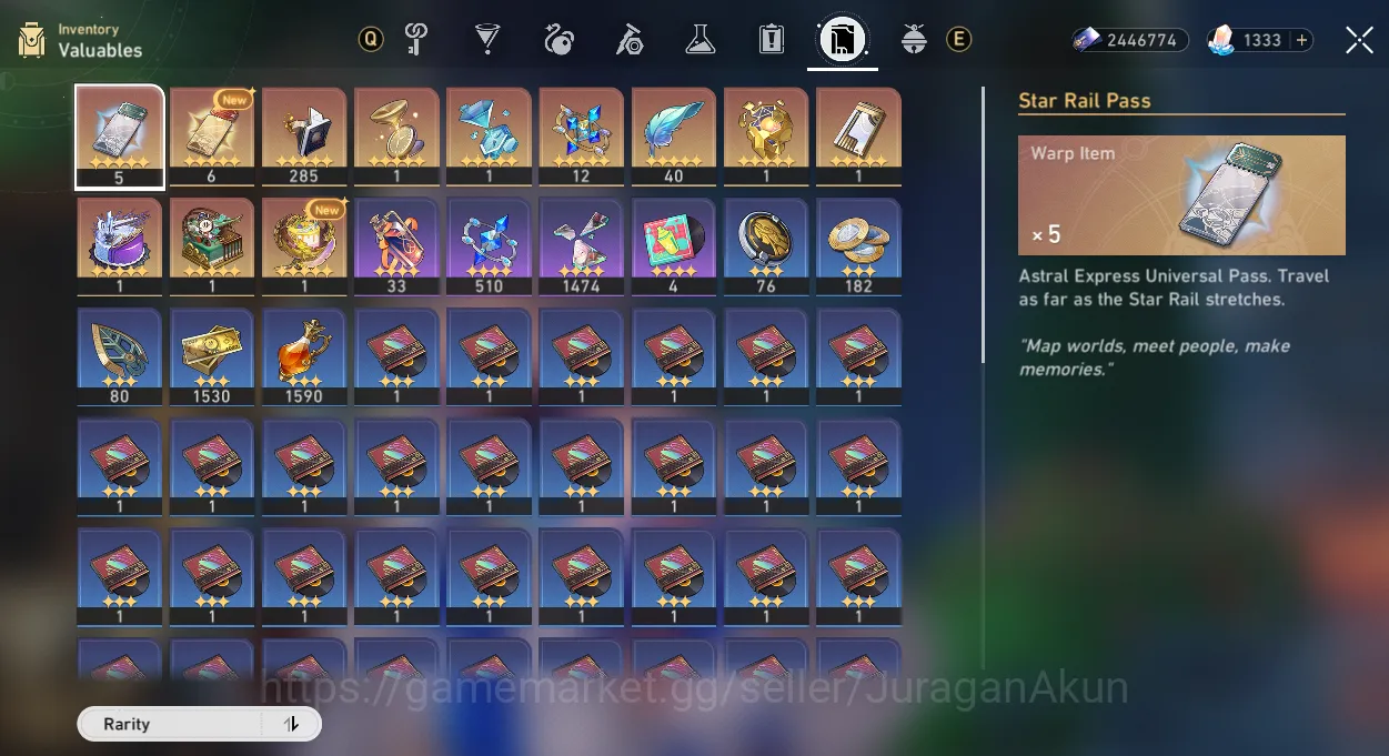 Honkai Star Rail Accounts Mid Game Asia [TL69] 5 Limited (Archeron E1+Sign, The Herta+Sign, Aventurine+Sign, Feixiao, Dr 6