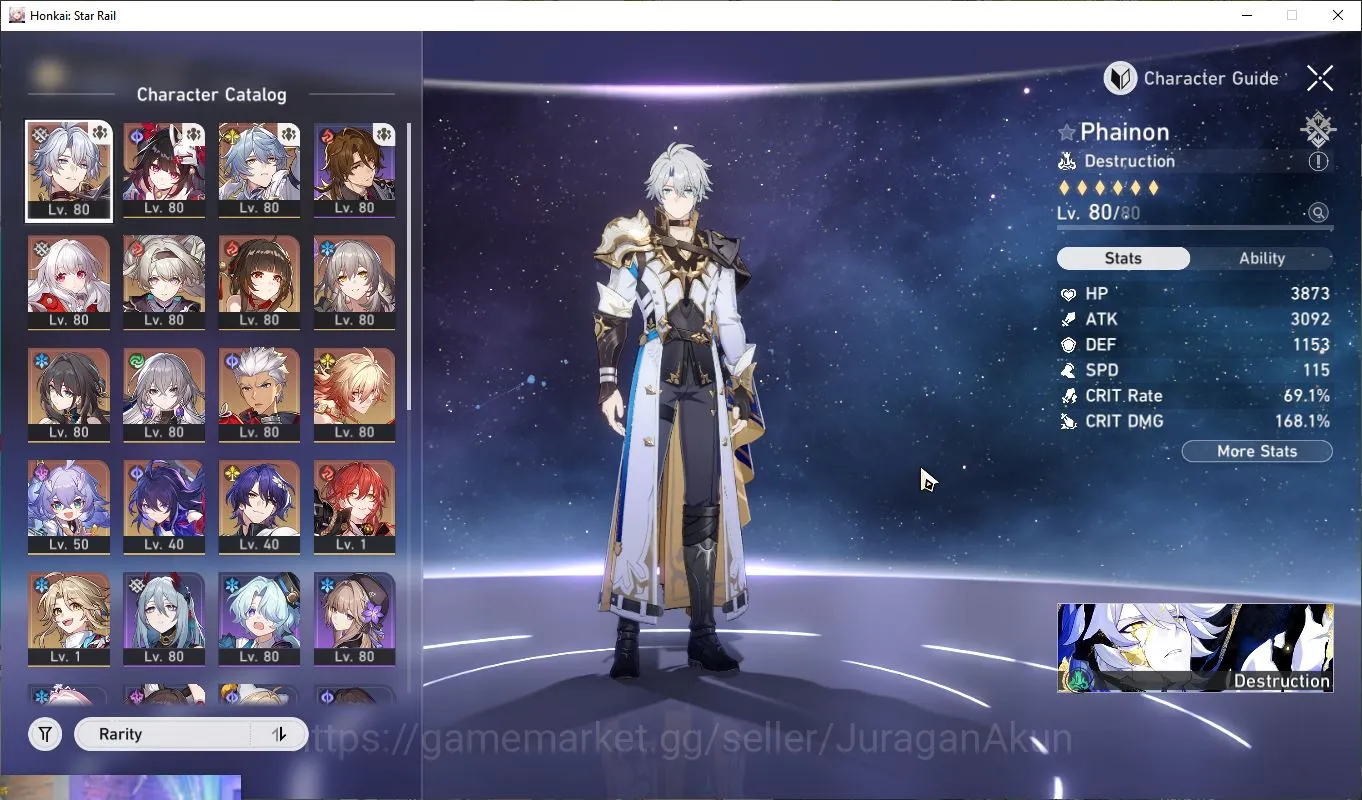 Honkai Star Rail Accounts ASIA|TL 70|9 Limited|[Phainon+Sign,Firefly+Sign,Su image 2