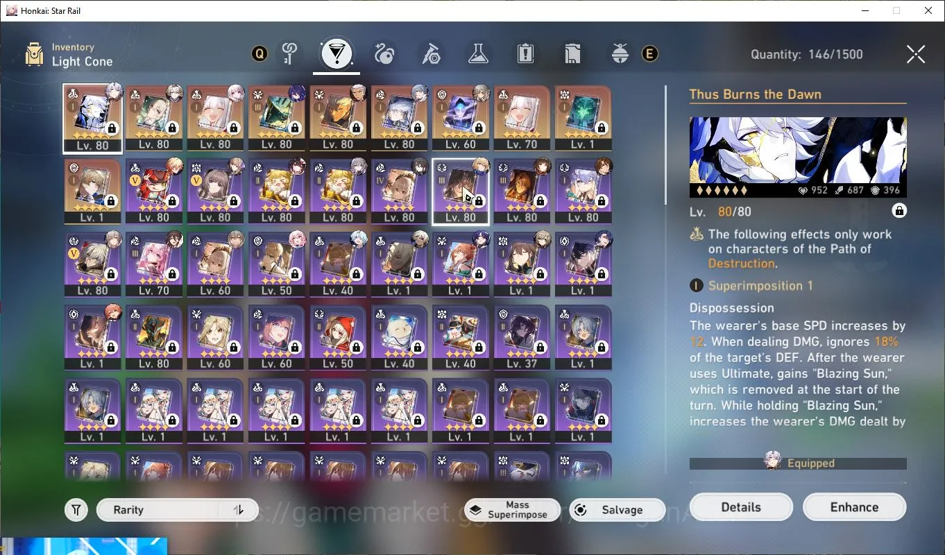 Honkai Star Rail Accounts ASIA|TL 70|9 Limited|[Phainon+Sign,Firefly+Sign,Su image 3