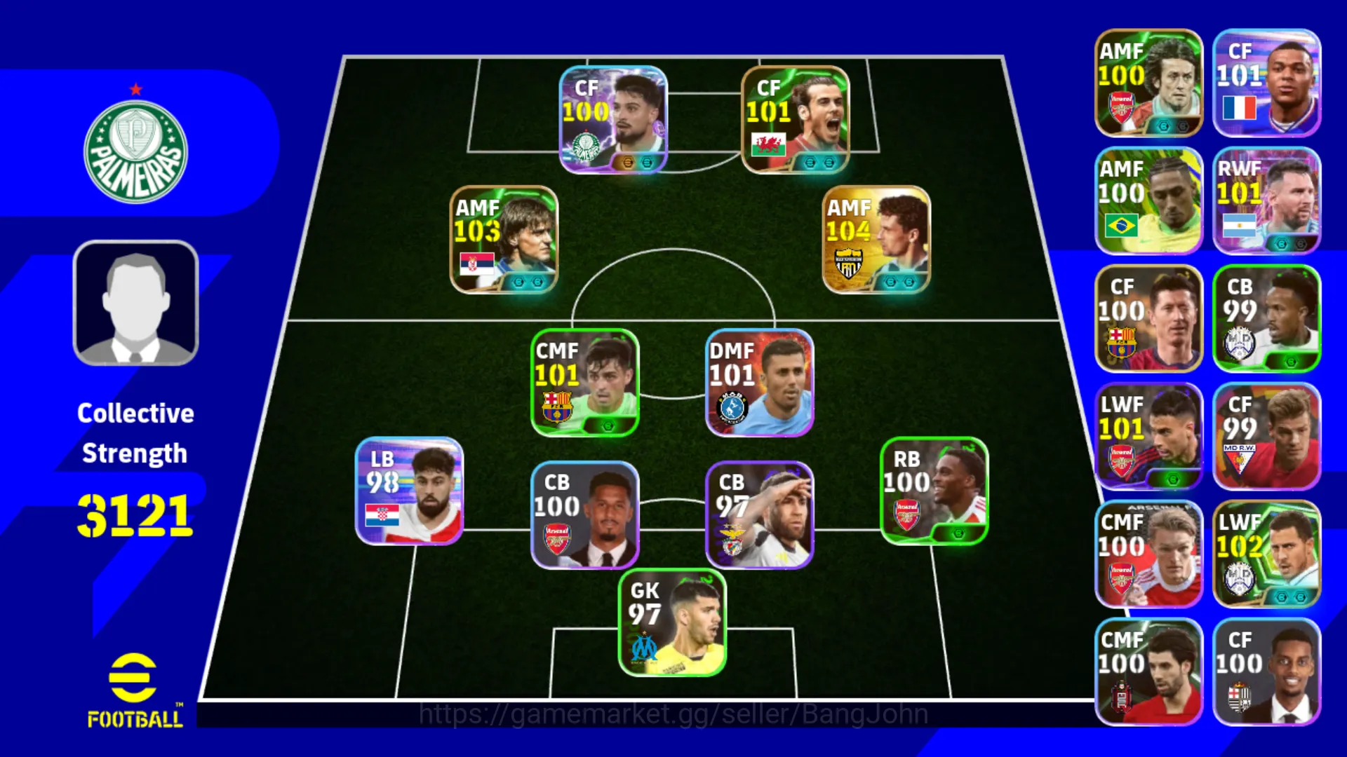 Power 3121 | Roberto Baggio Epic | EFB256B eFootball Others Power 3121 | Roberto Baggio Epic | EFB256B image 1