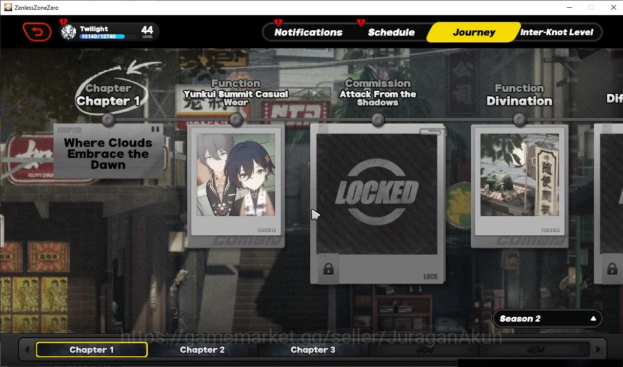 Zenless Zone Zero Accounts Starter Asia IK 44|S2 CH1| 2 Limit [AliceM1,Harumasa,Etc]+ 3 Std|2 S Bgboo|MC Wise|Take 5