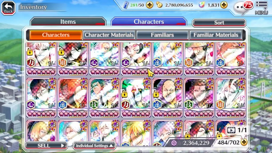 Bleach: Brave Souls Mid-Tier GLOBAL|FreshStory|13 MT(Ichigo+Rukia 10th,Noel+Mac image 1