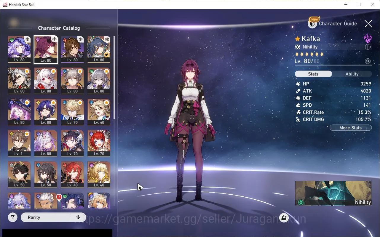Honkai Star Rail Accounts ASIA |TL 69| 13 Limit|[Bothil +Sign] Black Swan,Ca image 2