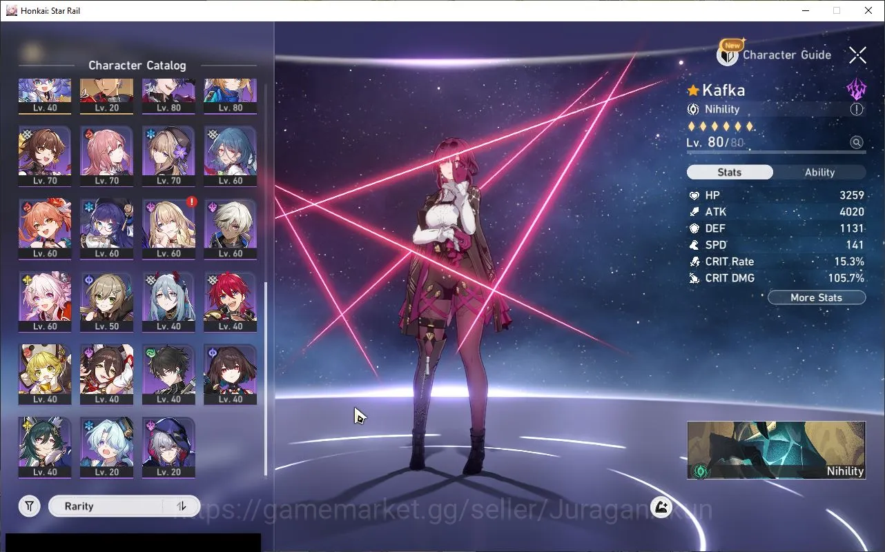 Honkai Star Rail Accounts ASIA |TL 69| 13 Limit|[Bothil +Sign] Black Swan,Ca image 3
