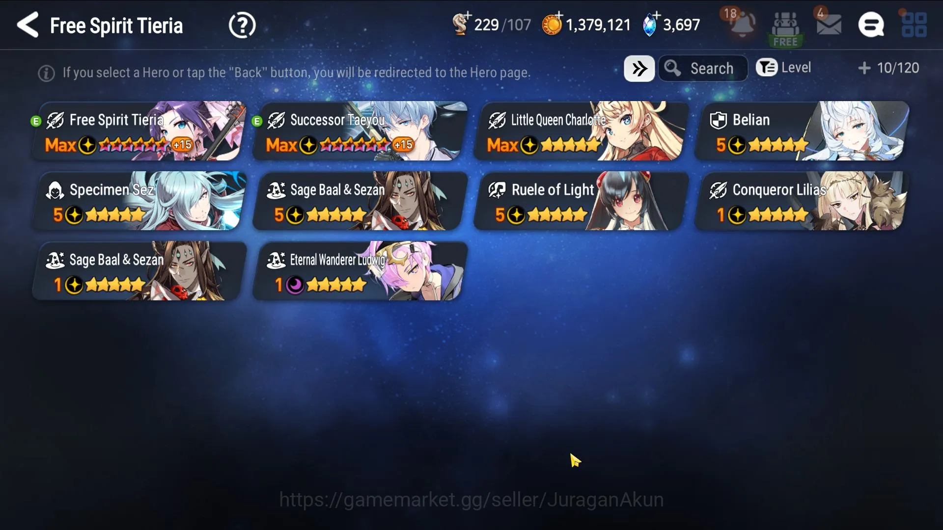 Epic Seven Accounts Mid-Tier Asia Unverif|10ML(Taeyou,Belian,Sez,Lilias)119 Char Robin+art,Aram+art,Kane+art,brieg+art|3.6k 3