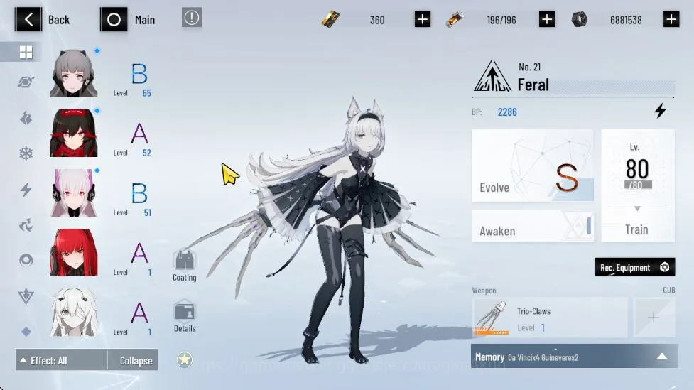 Punishing: Gray Raven Accounts Starter ASIA | Starter | LuciaCW+Sign+COAT, LuciaCA, SS TeddyDecry | Chapter4 | 2 5