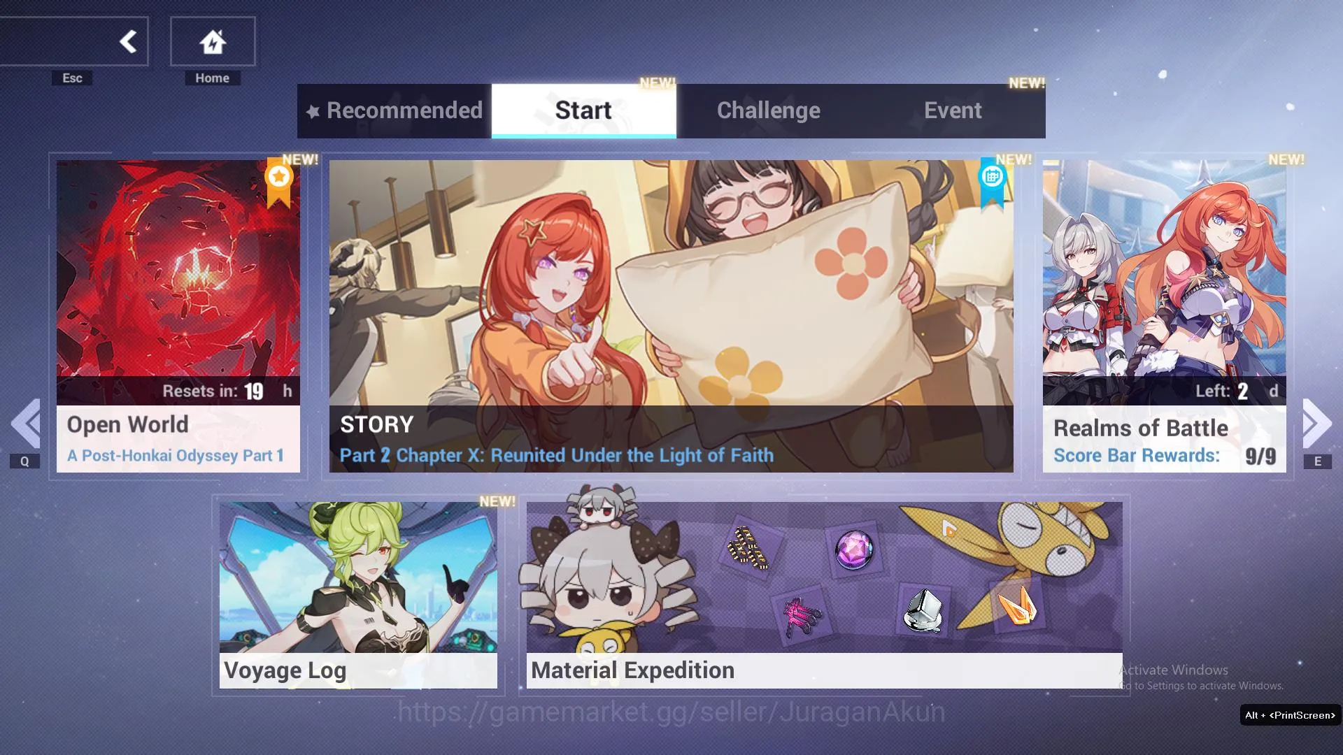Honkai Impact 3rd Accounts Mid-Game SEA Lv51| Starter 2 FullSet (Ba-Dum!, Latern), Starry Impression, HoTV, DUo Mars, etc 2