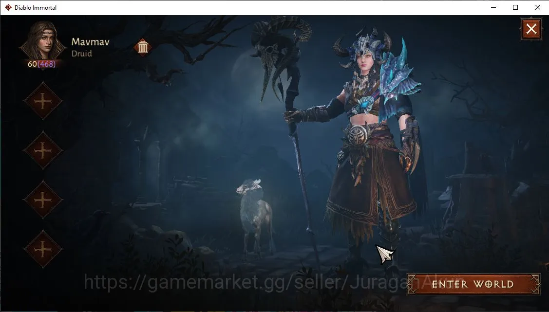 Diablo Immortal Accounts SEA - Vasily|Lv60(468)Durid|27k CR|Reso 420|Hell I image 5