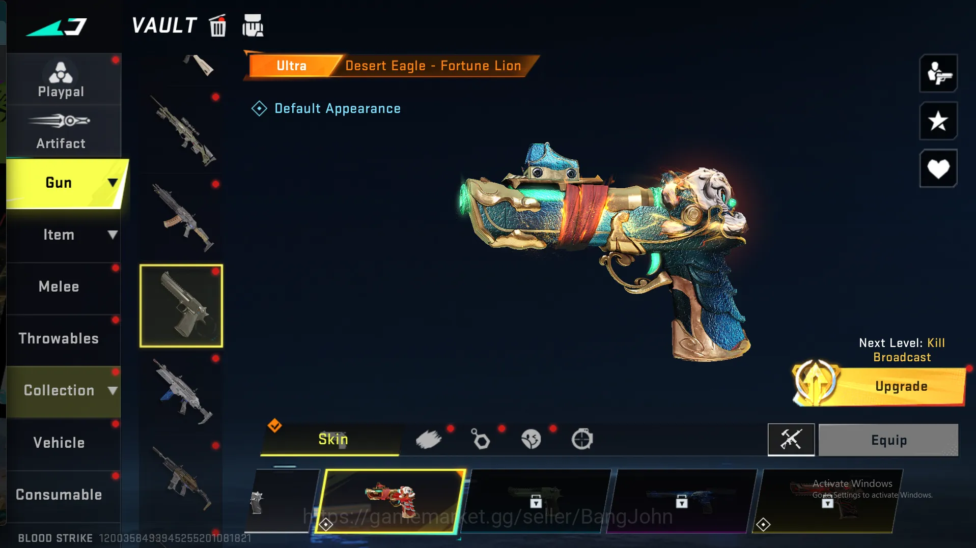 Blood Strike Accounts M4 Ultra | MP5 Legend | Glock Ultra | Origin Legen image 11
