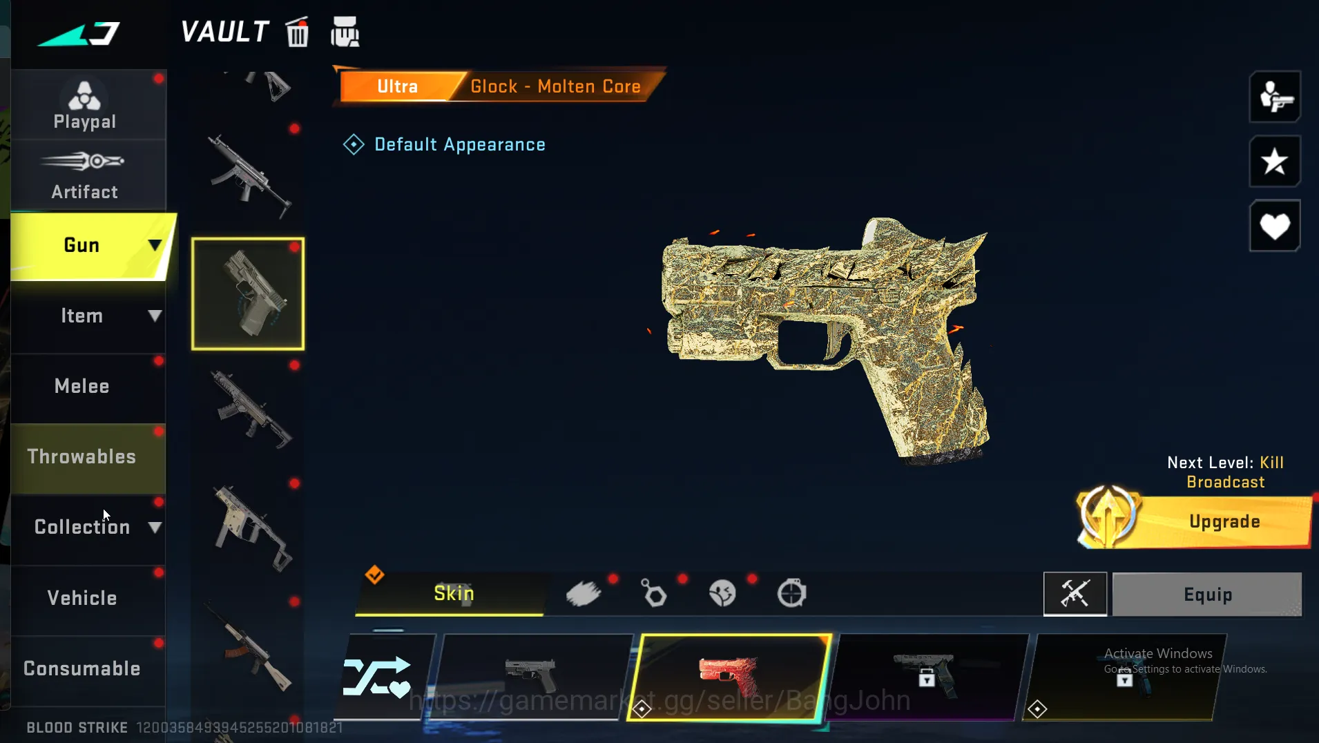 Blood Strike Accounts M4 Ultra | MP5 Legend | Glock Ultra | Origin Legen image 12