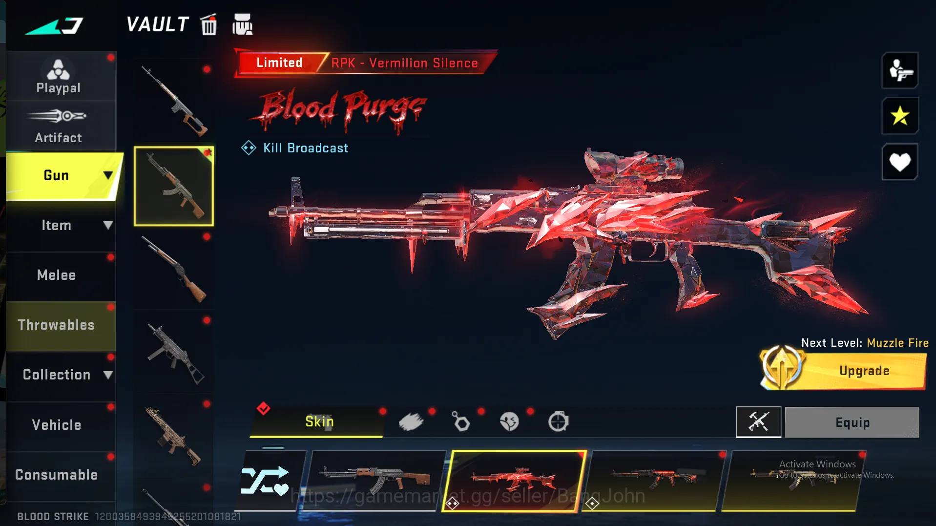 Blood Strike Accounts M4 Ultra | MP5 Legend | Glock Ultra | Origin Legen image 7