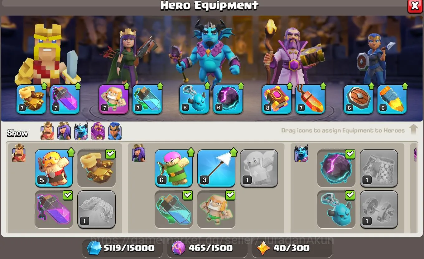 TH 14 lvl-108|Thropy 2774 BK32-AQ32-MP42-GW22-RC11 | Supercell ID | Protect Off | Take Email | Check SS (COC740) Clash of Clans Mid-Tier TH 14 lvl-108|Thropy 2774 BK32-AQ32-MP42-GW22-RC11 image 1