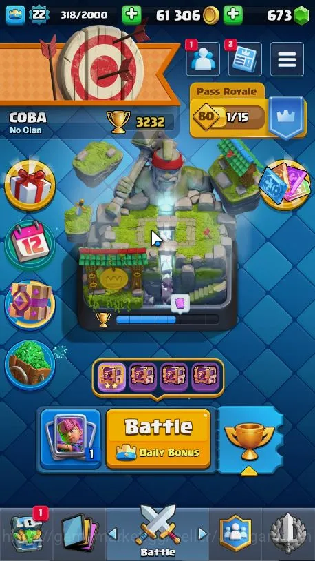 Clash Royale Accounts Lvl 22|Trophy 3232|KTL 9|Limited Skin|Card 59|1 EV image 1