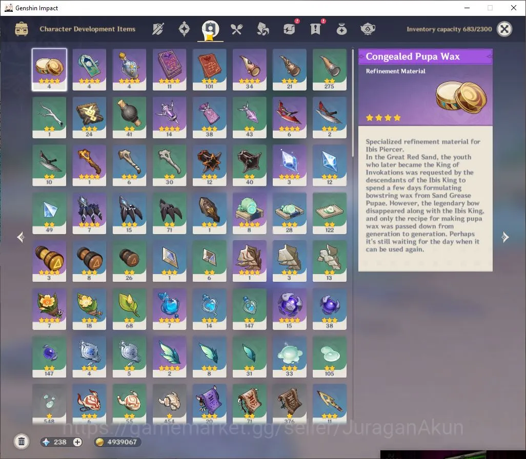 Genshin Impact Accounts ASIA|AR 56|5 Limited + 2 [5 Star's Weapon]|Furina+ image 4