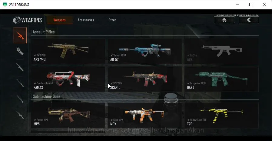 Arena Breakout Accounts High-End [MOBILE] Lv 30|SV 32M|CV 24M|MF Hoodie Combust-FAMAS Splash-AR57 Edge-MPX,Etc|Gear Skin|CN 5