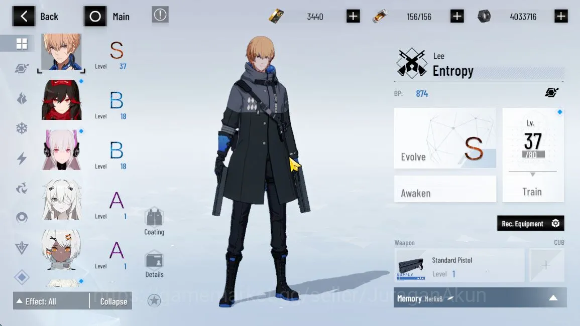 Punishing: Gray Raven Accounts ASIA | Lucia CW+Sign, NanamiStartrail. Feral | Sel image 4