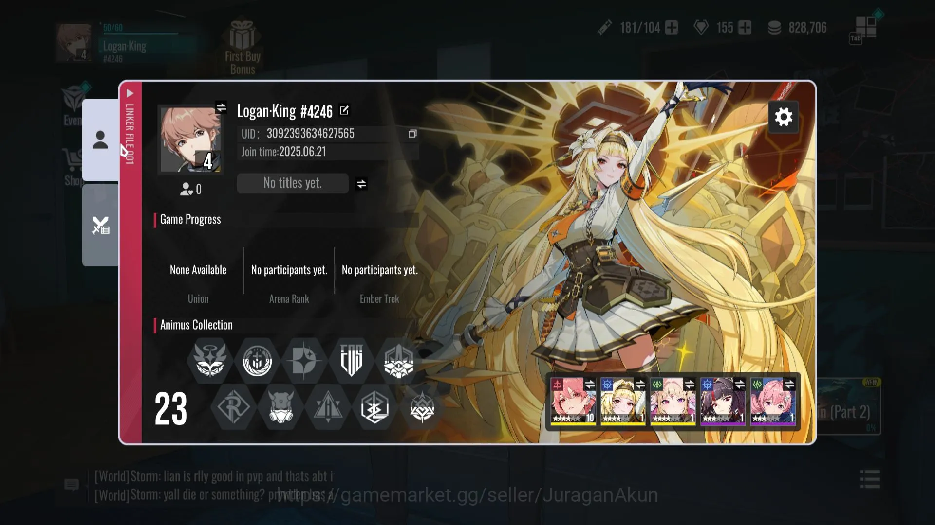 Etheria: Restart Accounts Starter [Sv Global-S4]Starte 3SSR (Lian,Tsukiyo Mi,Freya)|MC Male|Log Google|CheckSS(ER741) 4