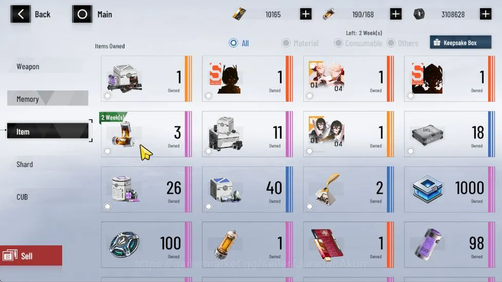 Punishing: Gray Raven Accounts NA |10K BC+3K GoldenCard+10K BlueCard| LivEclp, Lu image 6