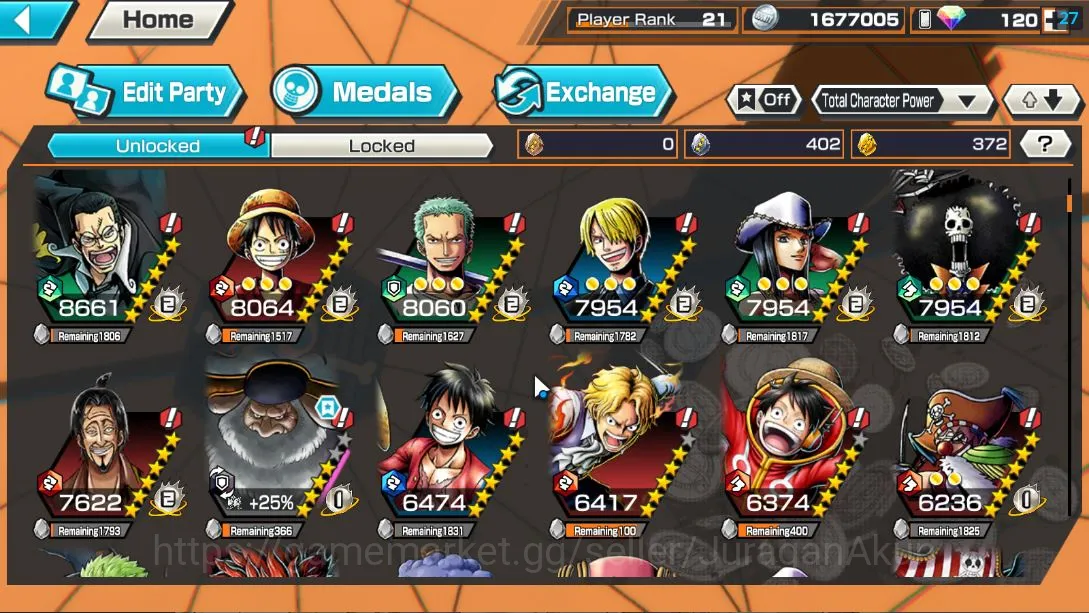 One Piece Bounty Rush Accounts Global| 4 META EX|Kaido's Son yamato,Blackbeard Ku image 2