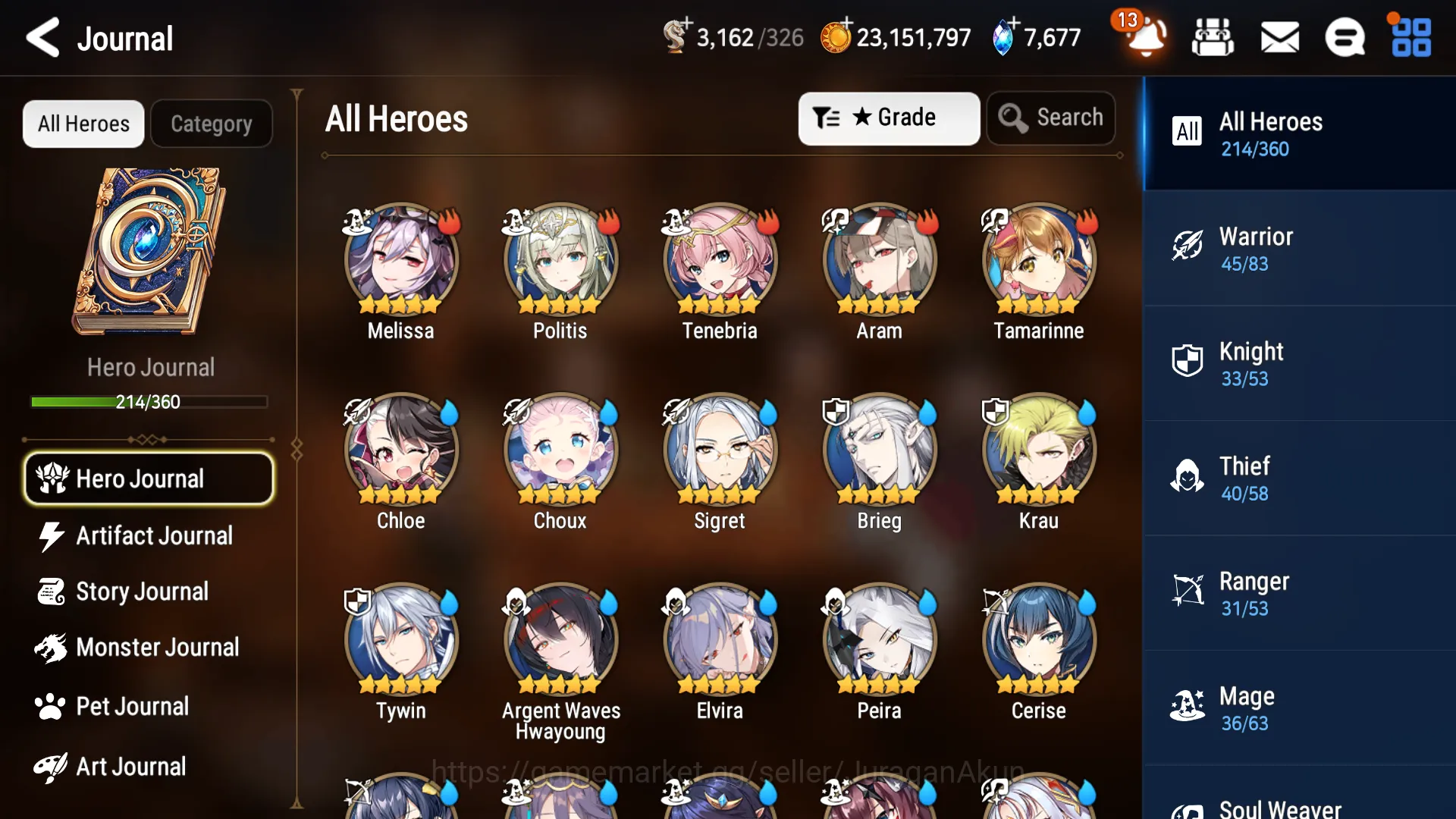 Epic Seven Mid-Tier Asia Unverif|18ML(BArunka,Sage B&S,BHwayoung,etc)+ image 1