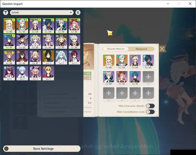 Genshin Impact Accounts Mid Game ASIA|AR 43| Starter Neuvillette C1 | Bennett,Tighnari,Xiangqiu Etc | Mid Story |Mc 5