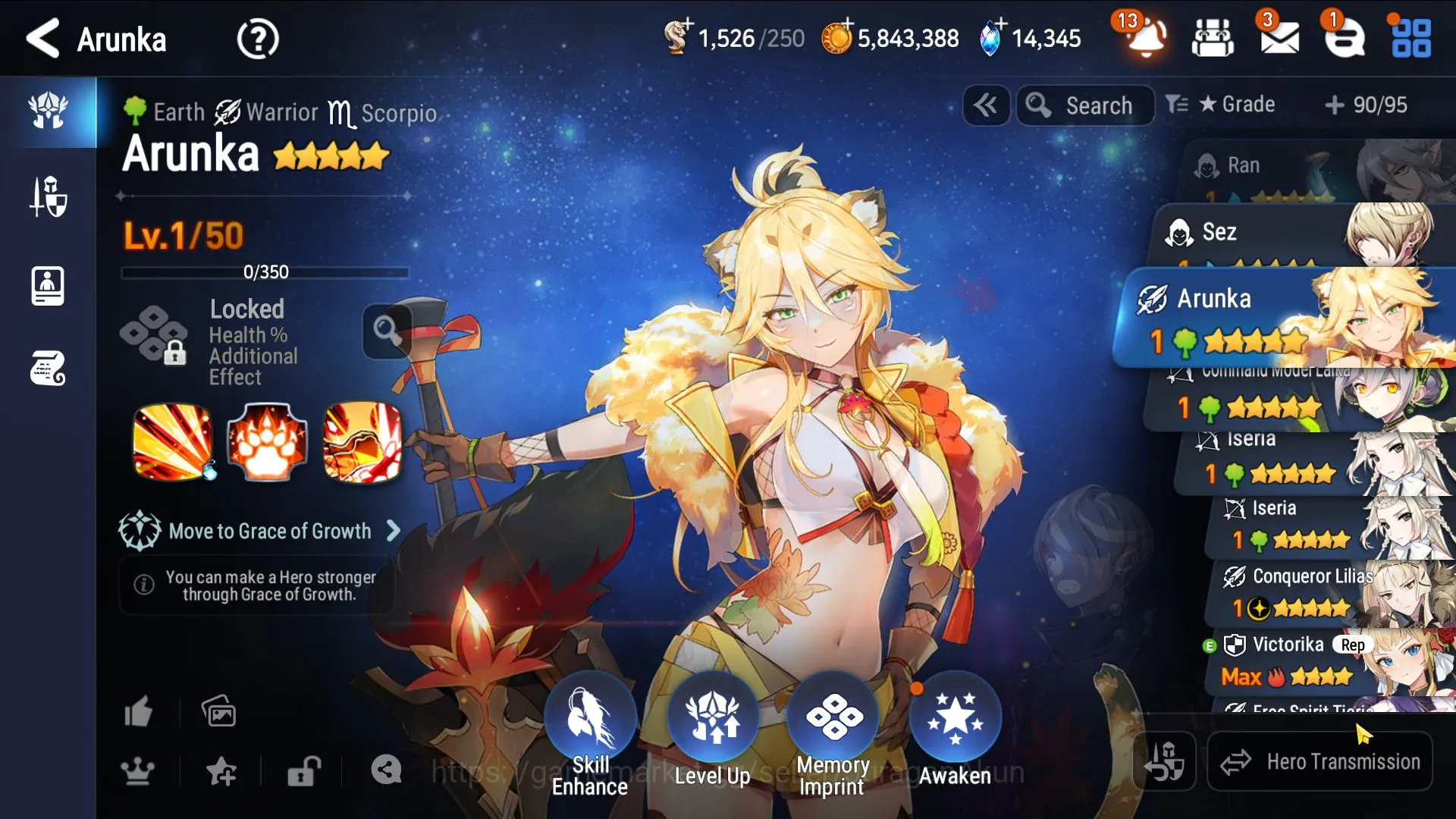 Epic Seven Accounts Mid-Tier Global Unverif|7ML(Luluca,Tenebria,SS Snow,Arc Shadow)(Stark)Arunka|1.5K Energy,14.3k 5
