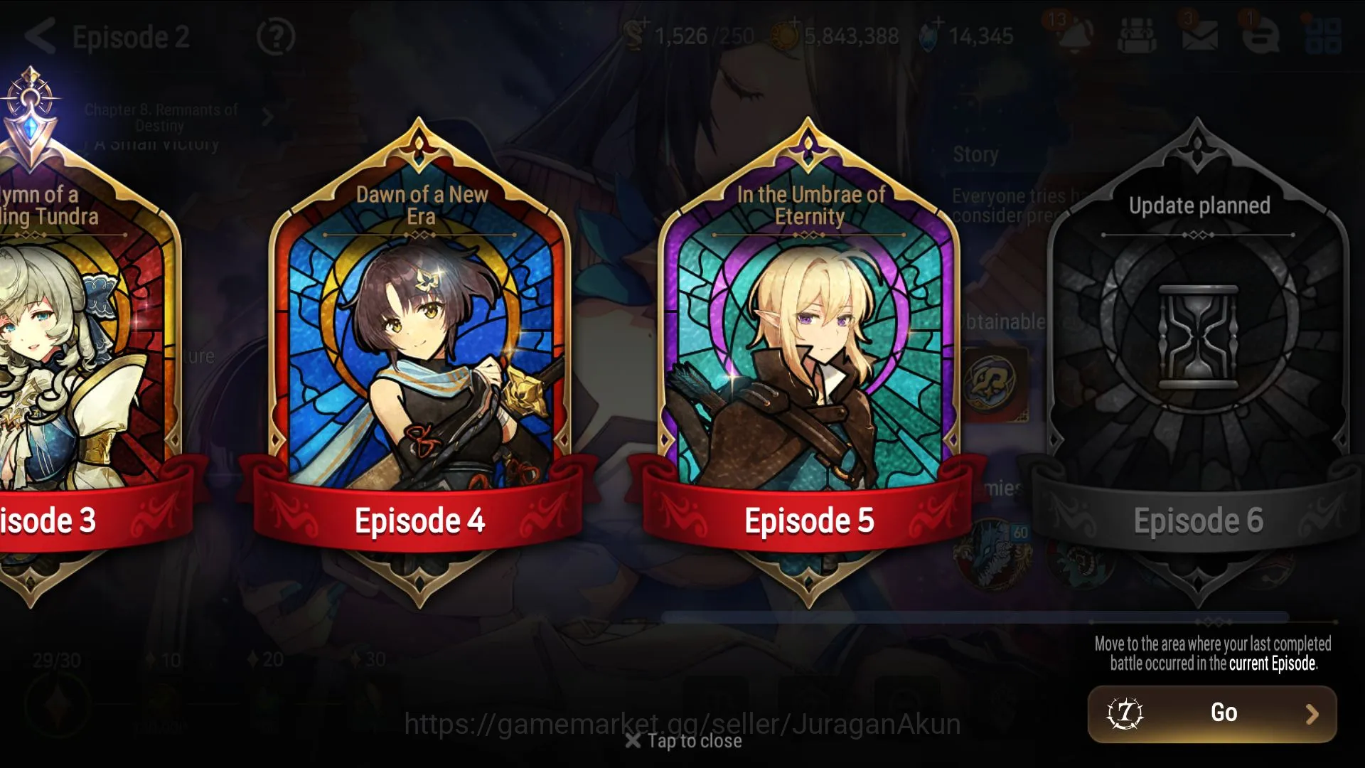 Epic Seven Accounts Mid-Tier Global Unverif|7ML(Luluca,Tenebria,SS Snow,Arc Shadow)(Stark)Arunka|1.5K Energy,14.3k 7
