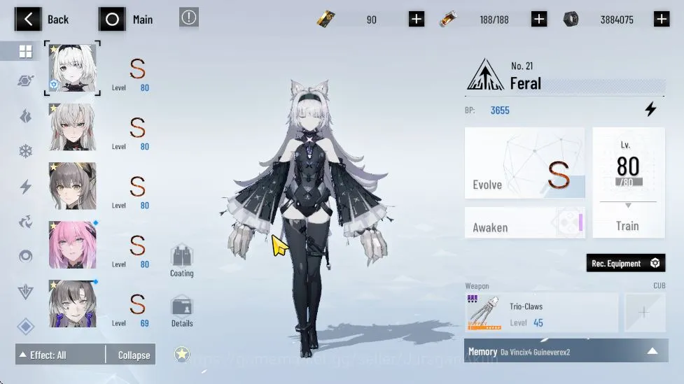 Punishing: Gray Raven Accounts ASIA | Starter |LuciaCW+Sign,Ishmael+Sign,NanamiSt image 3