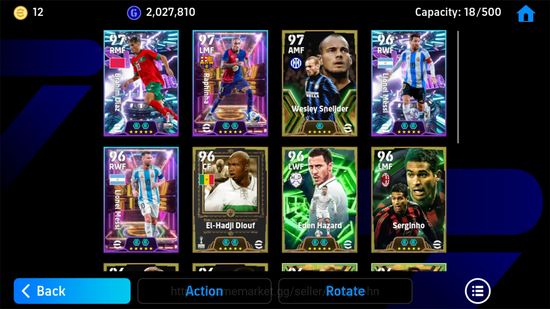 eFootball Accounts Others Power 3140 | Brahim Diaz Show Time | Raphinha Show Time | EFB311B 3