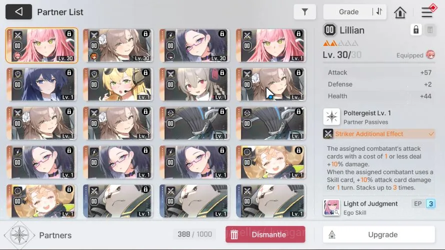 Chaos Zero Nightmare Accounts GLOBAL LV32| 7SSR(Khalipe Meilin Hugo Luke Magna Yuki Haru)+ 10SR (MikaM5,BerylM5,Etc 4