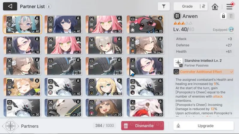 Chaos Zero Nightmare Accounts Global Lv40|5 SSR(MagnaM2,Renoa,Meilin,Luke,Chizuru) 9SR(AmirM6,CassiusM6,Etc) 13Sr Partner 7K 3