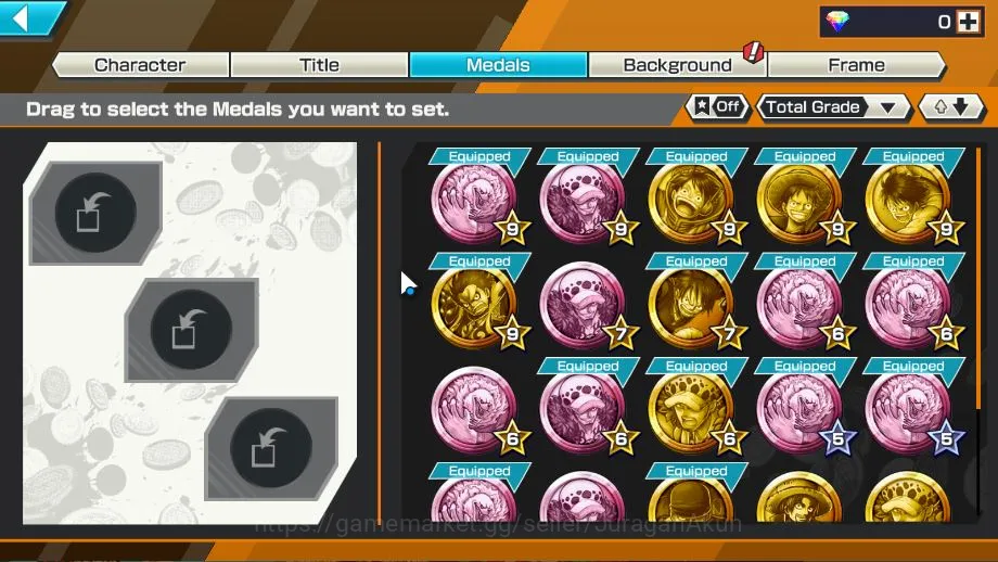 One Piece Bounty Rush Accounts Starter Global|5 META EX|Oniga Zoro, Winner Trafalgar Law, Gear Five MD Luffy, BP 5