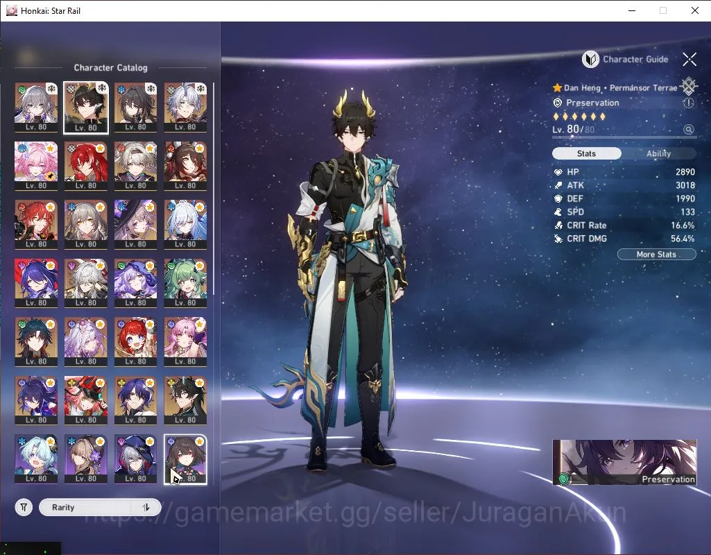 Honkai Star Rail Accounts End Game ASIA |TL 70|19 Limited|[Casto E1,Phainon,Acheron,Jingliu]+Sign,Firefly 2