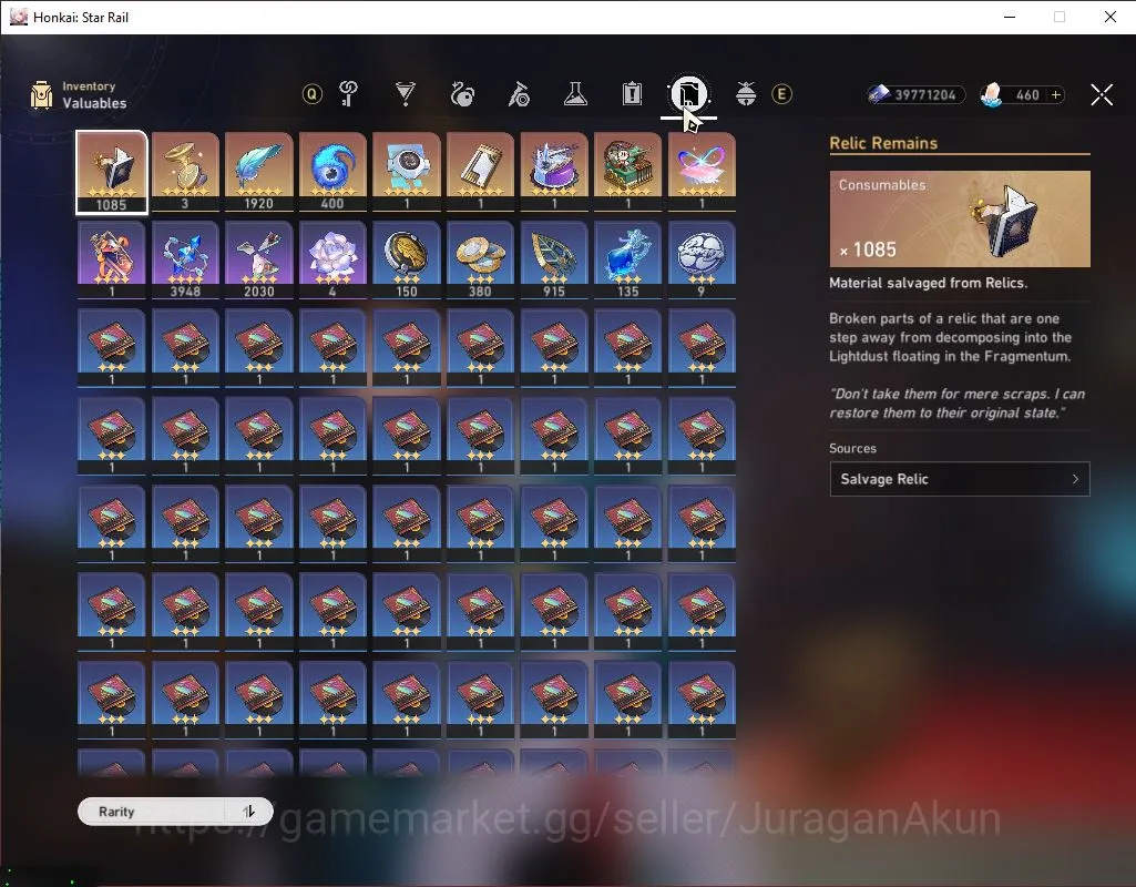 Honkai Star Rail Accounts End Game ASIA |TL 70|19 Limited|[Casto E1,Phainon,Acheron,Jingliu]+Sign,Firefly 3