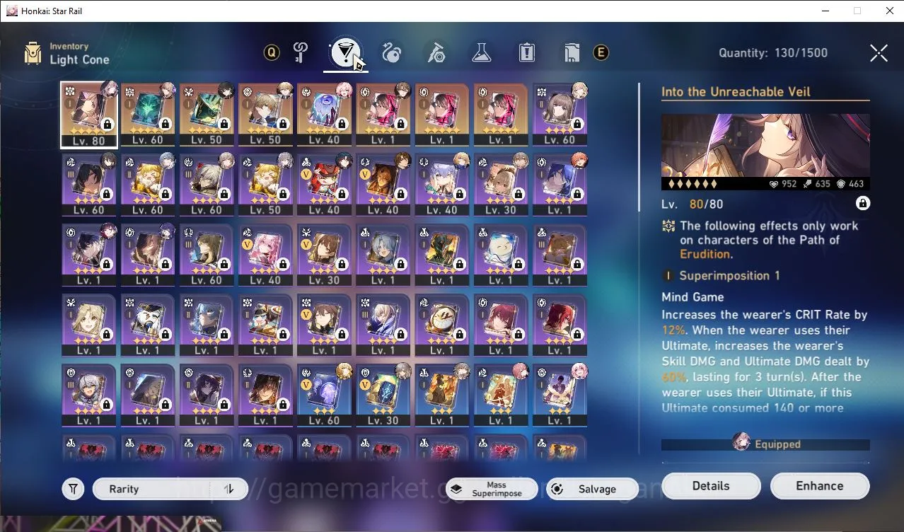 Honkai Star Rail Accounts Mid Game ASIA|TL65|7 Limited[The Herta+Sign,Sunday,Hyacine,Aglaea,Ruan 4