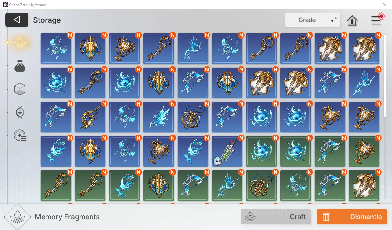 Chaos Zero Nightmare Accounts ASIA Lv29| 5 SSR (HugoM1,Luke,Magna,Rin,MeiLin) + 6 SR (MikaM6,BerylM2,etc) + 17 SR Partners 4